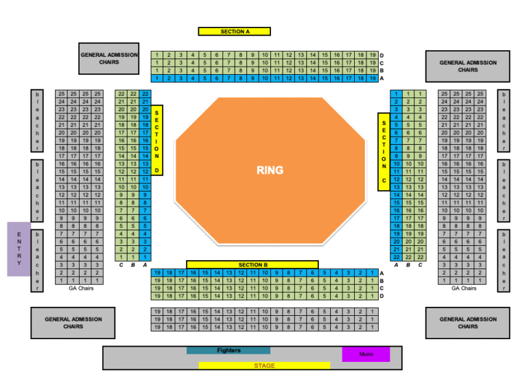 rivers casino event center seating capacity